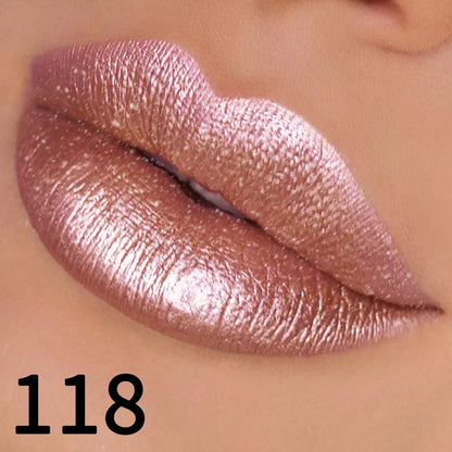 19 colors glitter lipstick hydrating red pink sparkling shine lip