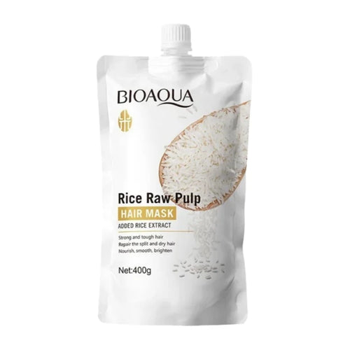 Rice Puree Hair Mask, Penetrates the Hair Core, Replenishes Hair