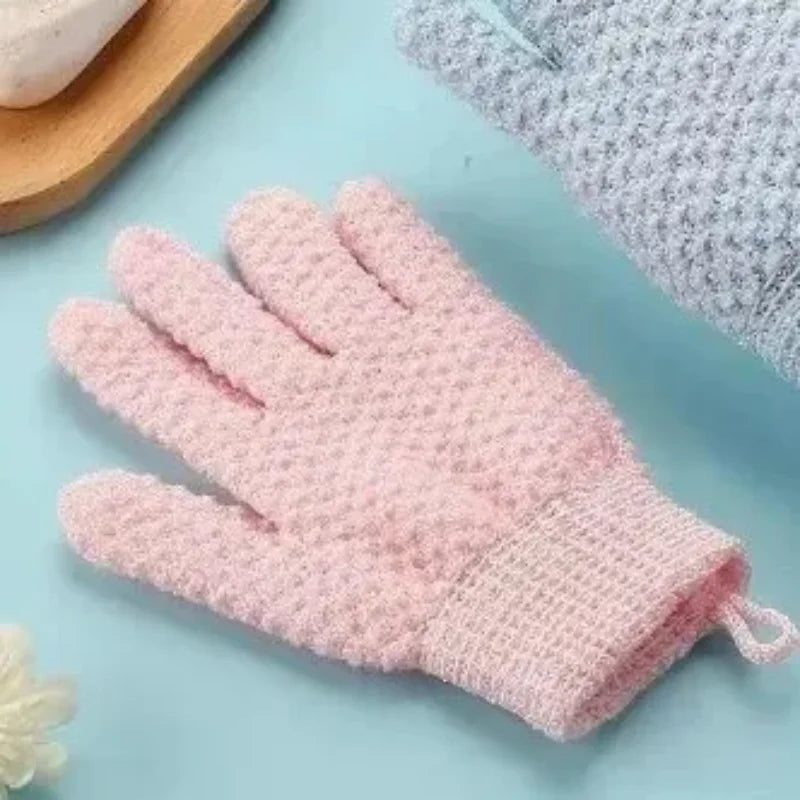 Rubbing Towel Five Finger Shower Gloves Shower Frosted Mud Shower