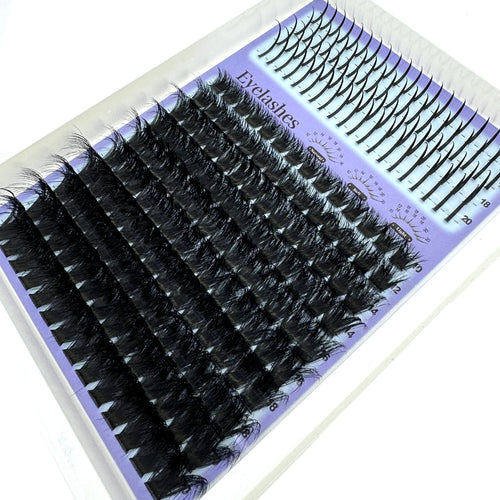 15Rows Lash Clusters Spikes Eyelash Extensions Spiky Lashes Extension