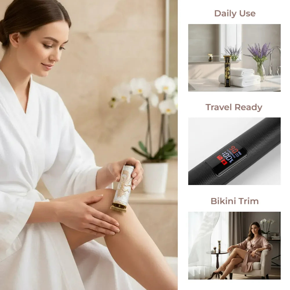 Unisex Haircut Razor Hair Clipper Electric Shaver Women Vintage