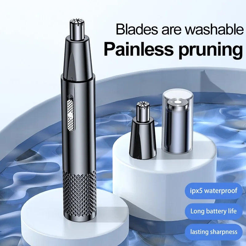 Adult Electric Nose Hair Trimmer Ear Hair Nose Hair Black Trimmer