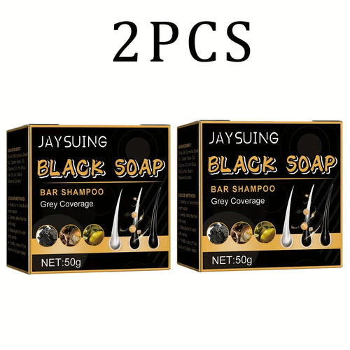 Hair Shampoo Soap Polygonum Multiflorum Black Soap White Hair Repair