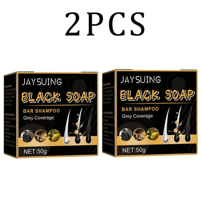 Hair Shampoo Soap Polygonum Multiflorum Black Soap White Hair Repair
