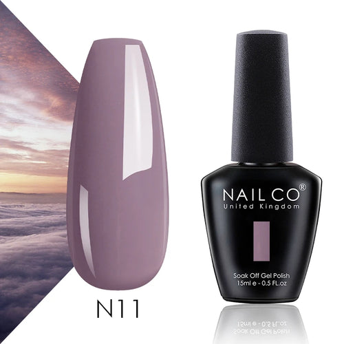 NAILCO 15ml Translucent Color Gel Nail Polish Vernis Semi Permanent UV