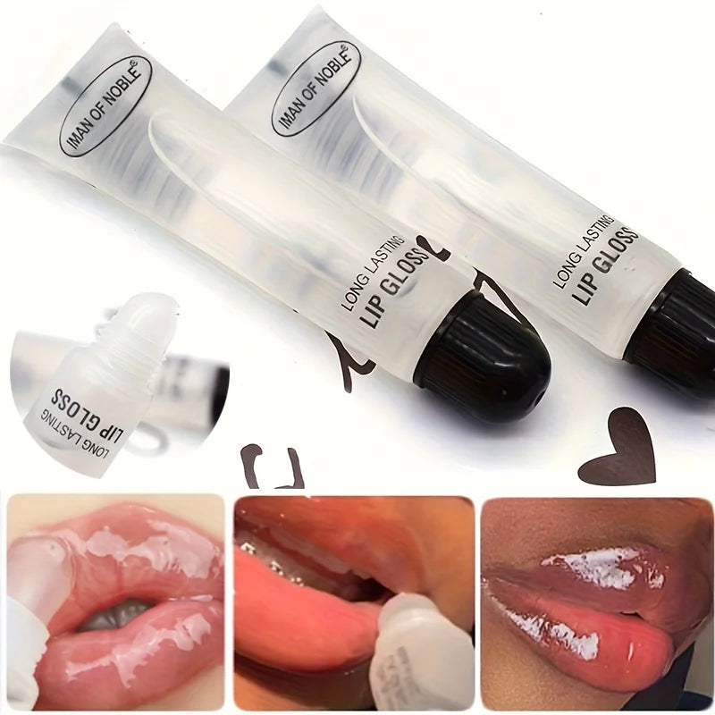 6pcs Glossy Finish Lip Gloss, Moisturizing Cream for All skin