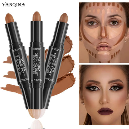 Contour Stick Duo, Double-Ended Highlight and Shadow Cream, Waterproof