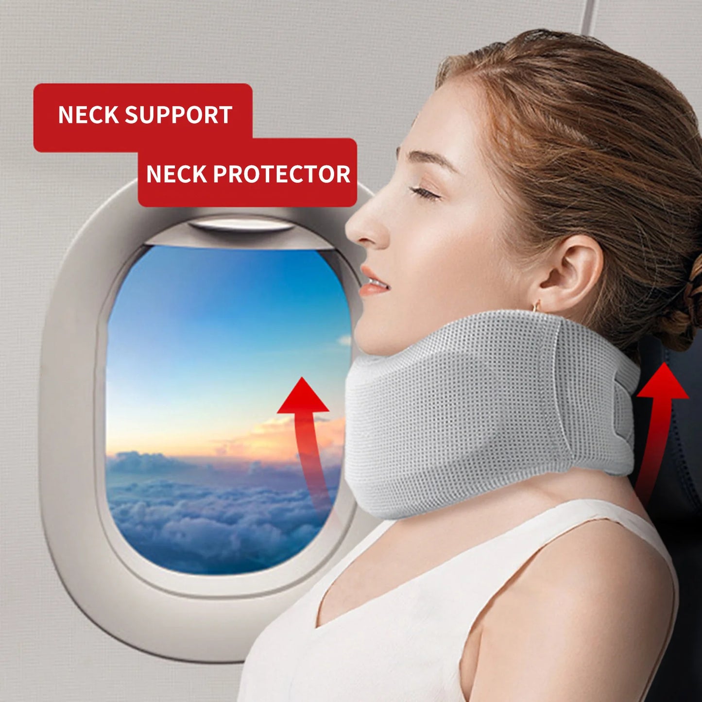 Soft Foam Cervical Neck Collar Adjustable Brace Support with
