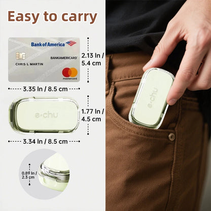 1/2 and 1/3 Adjustable Pill Cutter Storage Box Portable Drug Tablet