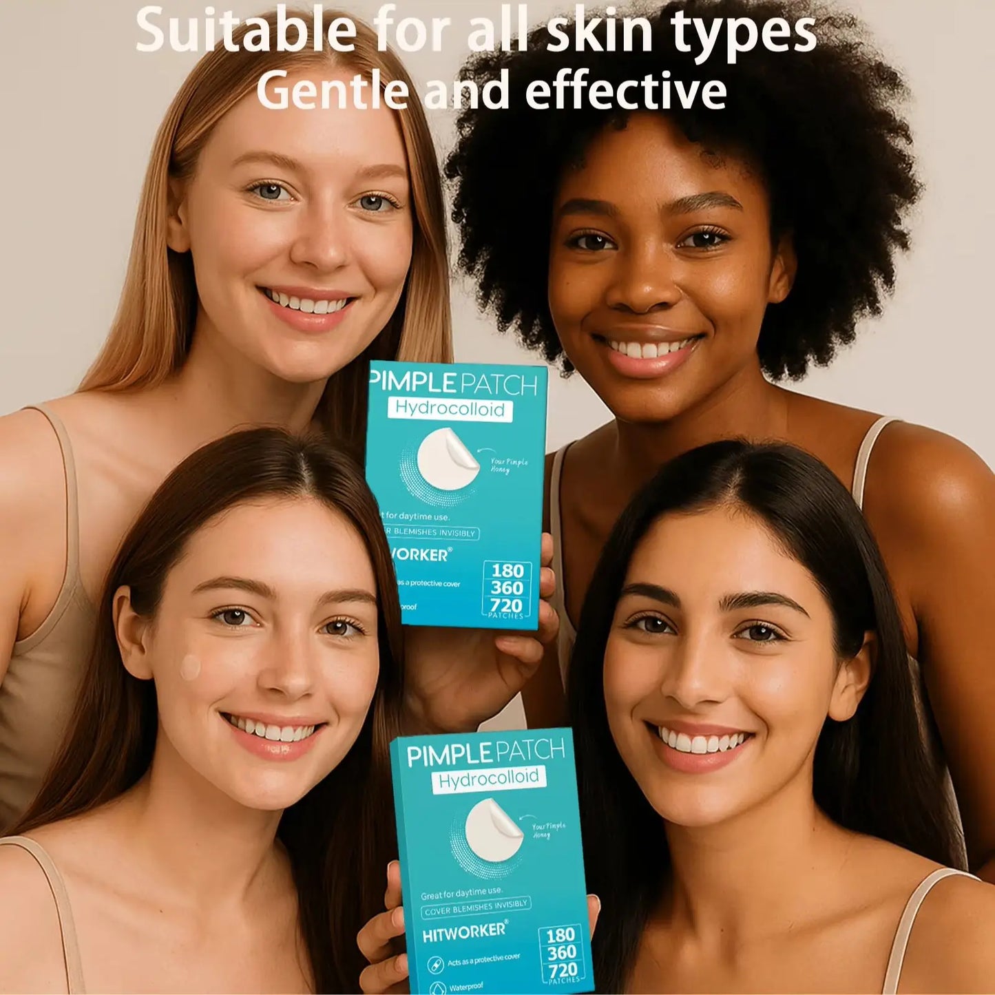 180/360/720 patches/box of hydrogel acne patches can effectively cover