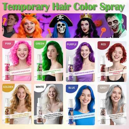 8 Colors Hair Color Spray Temporary Hair Colour Spray Disposable Hair