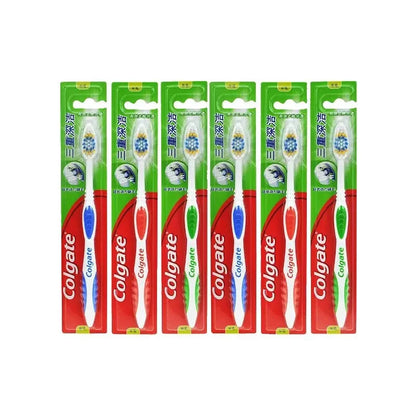 Clogate 6pcs Adult Soft Bristle Toothbrush Whitening Oral Hygiene For