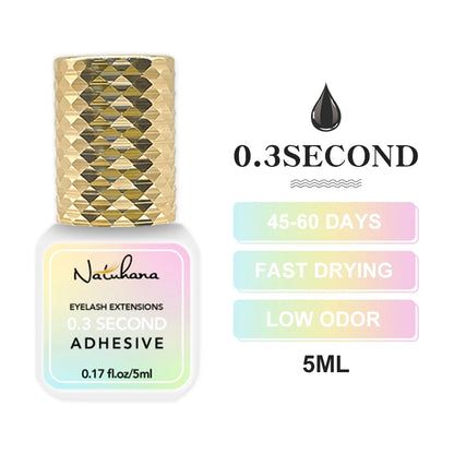 Professional 5ml 0.3S 0.5S 1S 2S 3S Eyelash Glue Fast Drying Strong
