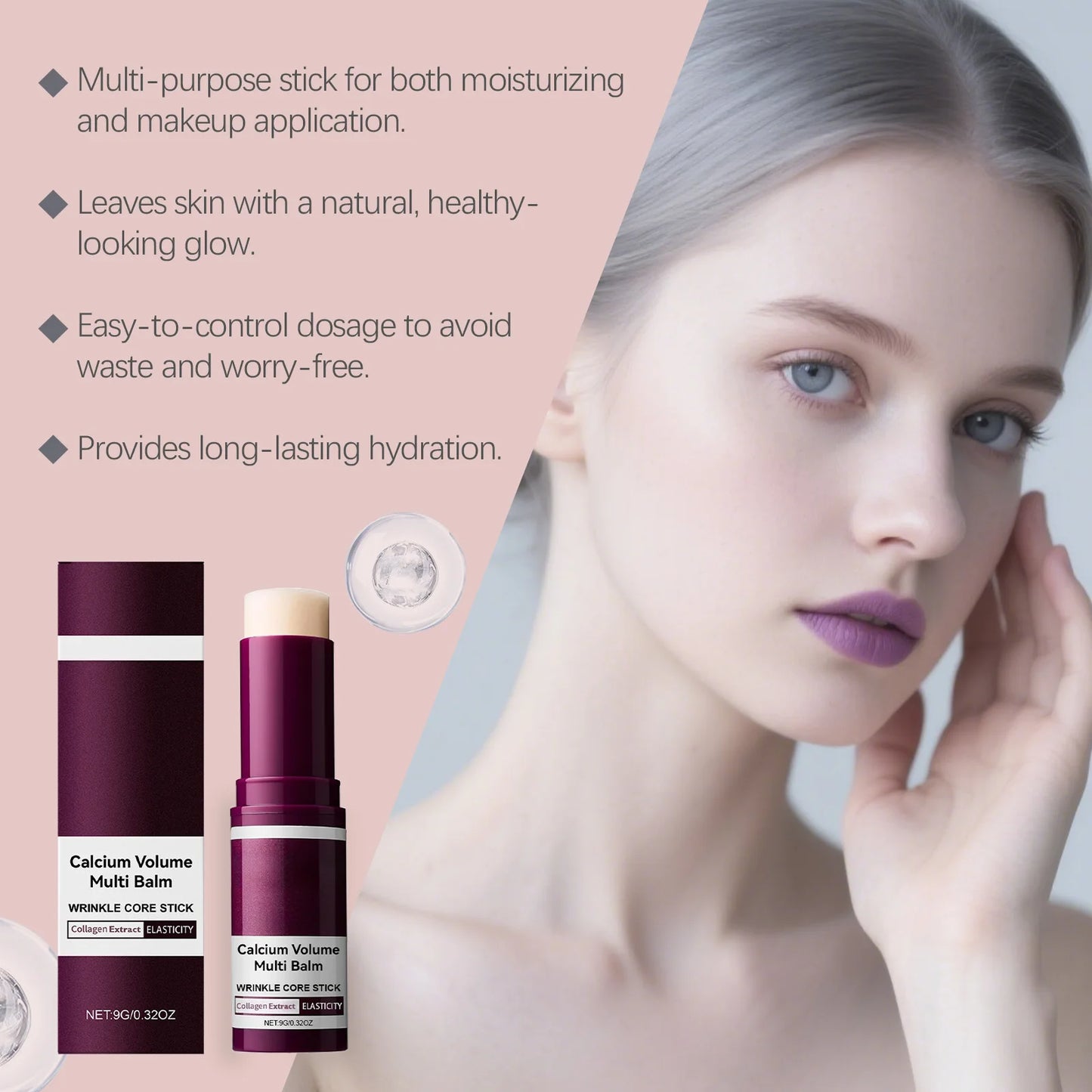 Calcium Volume Multi Balm Deep Hydration Face Skin Elasticity Enhanced