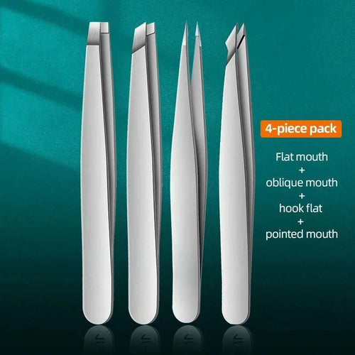 2/4pcs Eyebrow Tweezers Set Professional Tweezers For EyebrowsGreat
