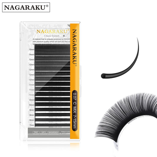 NAGARAKU Classic Mix Eyelash Extensions 16rows/Case 7~15mm Premium