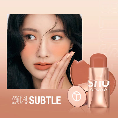 O.TWO.O Lipstick Blush Stick 3-in-1 Eyes Cheek and Lip Tint Buildable Waterproof