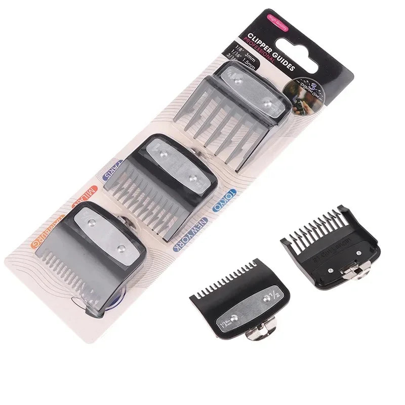 1.5mm 3mm 4.5mm 1Pcs Black Limit Comb Set Hair Clipper Guards Guide