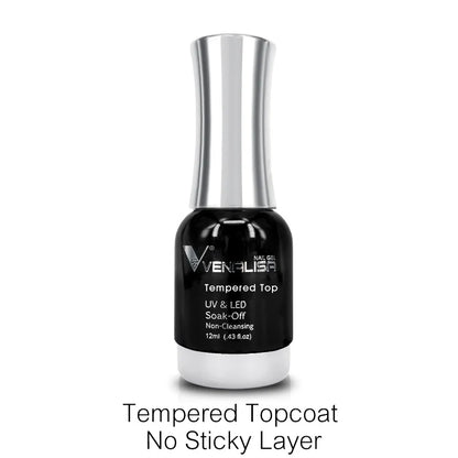 12ml Venalisa TPO FREE Tempered Top Coat Nowipe Long Lasting Top Coat
