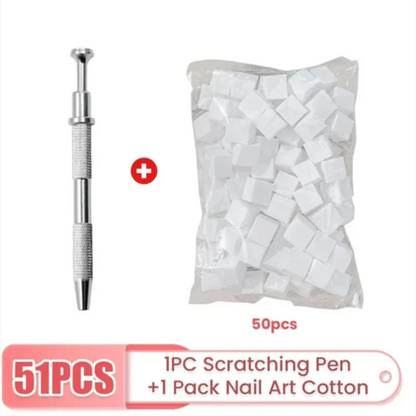 50/150pcs Sponge Gradient Nail Art Stamper Tools Gel Polish Color
