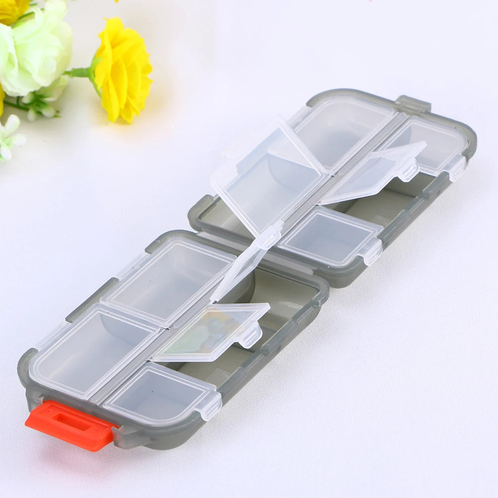 Tcare Portable Pill Case Folding Medicine Drugs Pills Capsule Tablet