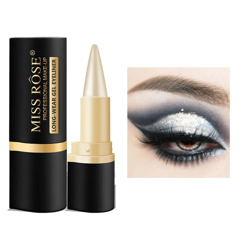 Creamy texture Eyeliner, 1 Count /2 Counts Easy Coloring Sweat Proof