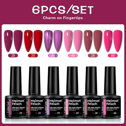 Color Block Series | Glossy Nails 0.24 oz Trendy Candy Foam Gel