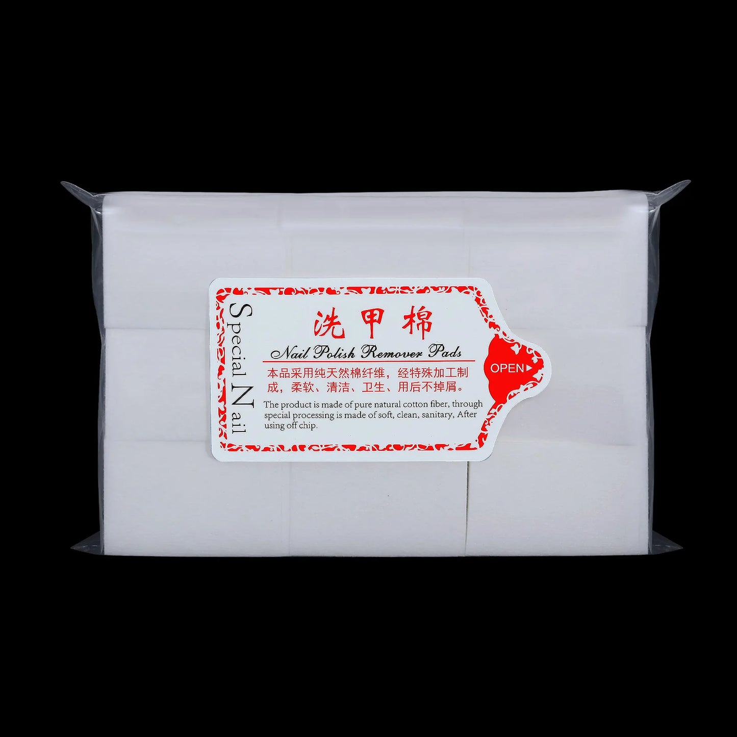1000/630 Pcs Professional Nail Wipe 100% Cotton Pads Lint-Free Nail