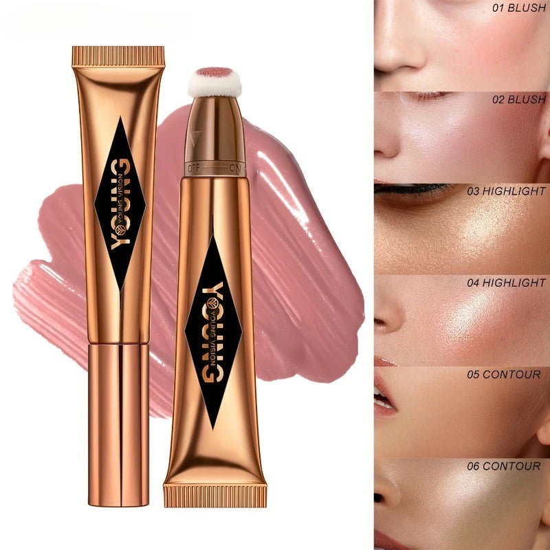 Multifunctional Liquid Blush Face Contour Highlight Eye Shadow Stick