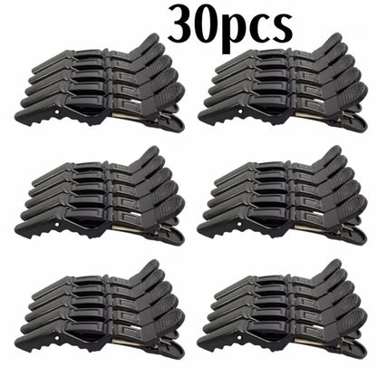 5-30pcs Alligator Hair Clip Plastic Nonslip Hairpin Black Pink Durable