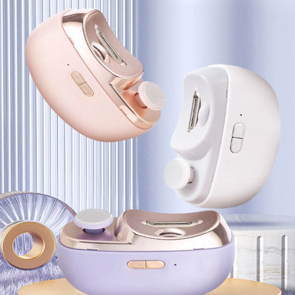 Automatic Anicure Trimmer Electric Nail Clippers With Light Adult Baby