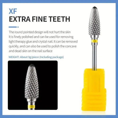 Tungsten Carbid Nail Drill Bits Electric Manicure Drill Accessory