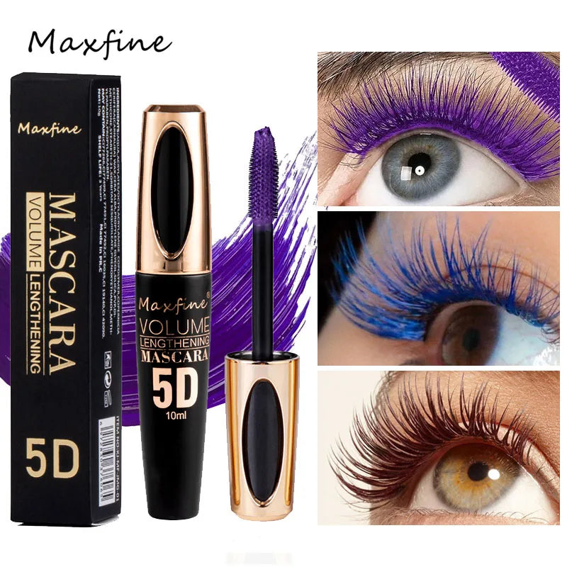 5D Silk Mascara with Big Eyes, Strong and Lasting Black Content and