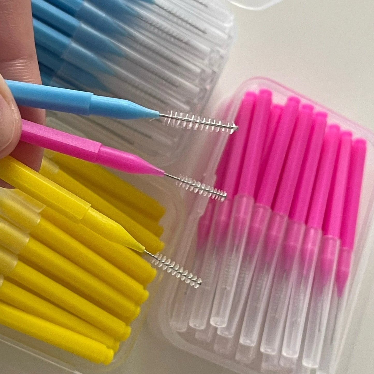 30pcs Premium Dental Picks Kit - Portable Interdental Brushes &