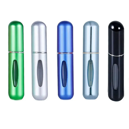 5PCS 5ml Portable Mini Refillable Perfume Bottle Spray Scent Pump