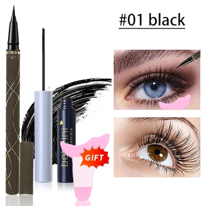 Silk Fiber Curling Mascara, Ultra-Fine Brush, Lengthening &