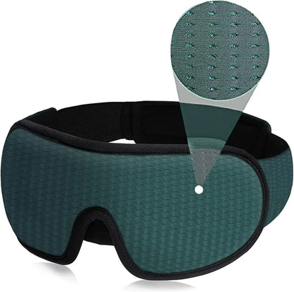 3D Mask for Sleep Eye Mask Lights Blockout Soft Padded Sleeping Fabric