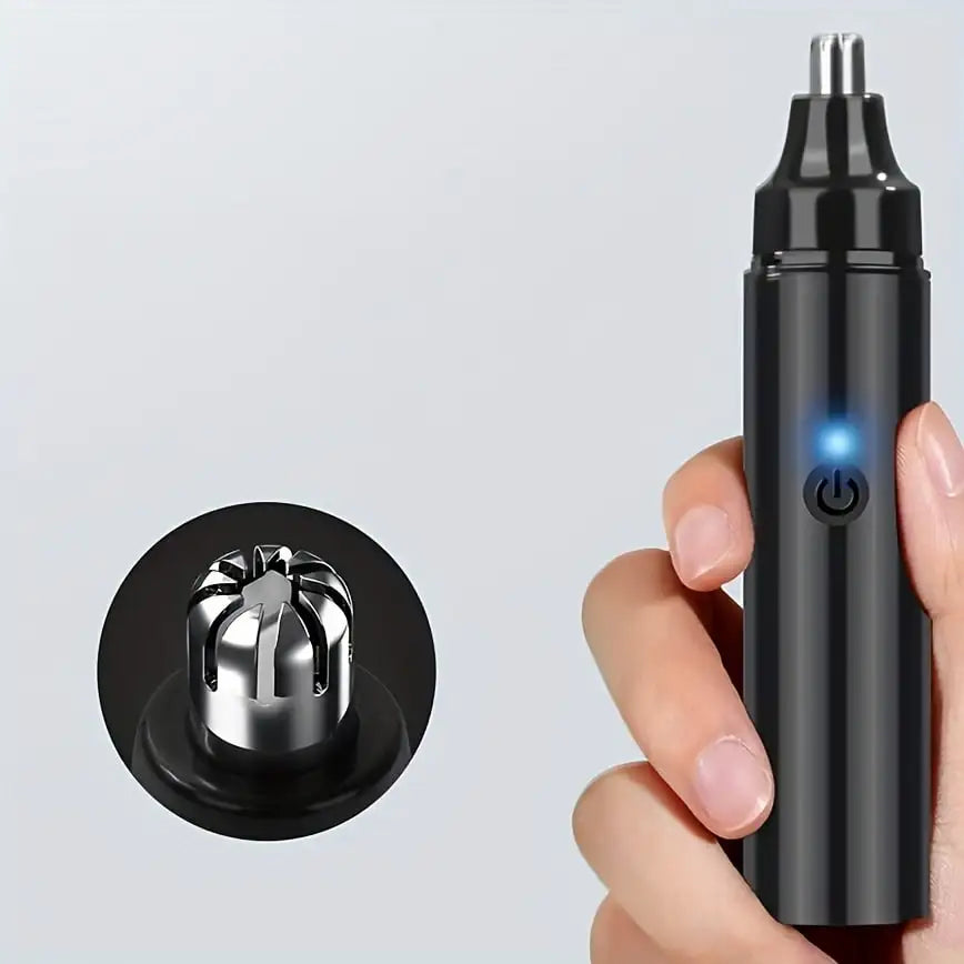 Rechargeable Nose Hair trimmer and Facial Hair remover for Men Nose