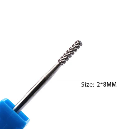 1pc Carbide Tungsten Nail Drill Bit Rotate Burr Milling Nail Cutter