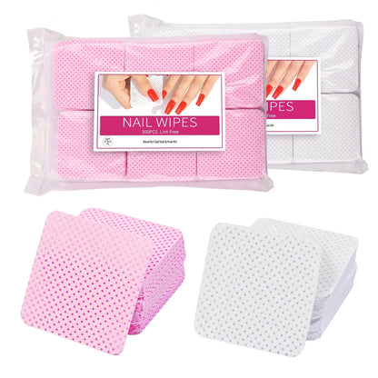 Nail Polish Remover Wipes Nail Cleaning Pads, Non Woven Nail Pads For