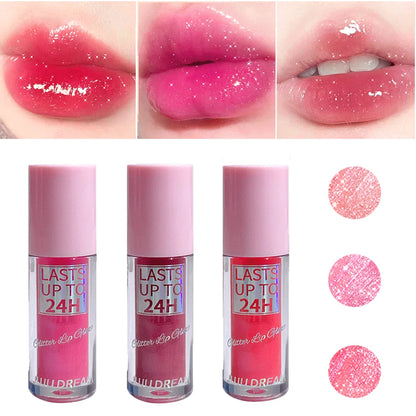 Flowing light Glitter Lip Glaze Long Lasting Lip Gloss Waterproof