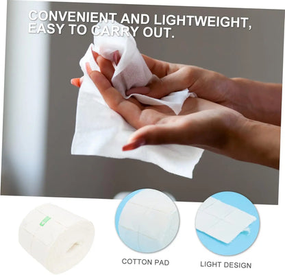 300Pcs/Roll Nail Polish Remover Cotton Pads White Torn Off Lint Free