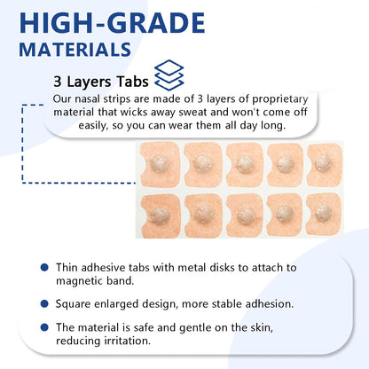 Nasal breathing dilators Magnetic Nasal Strips Increase Air Improve