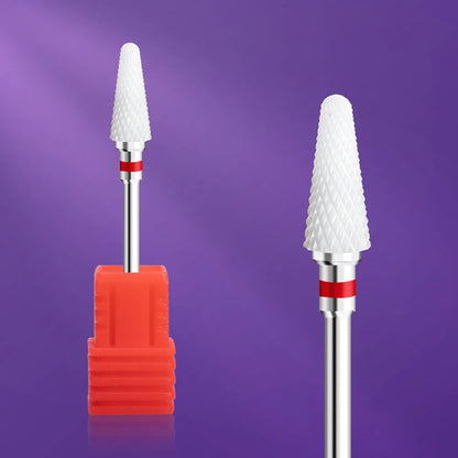 Ceramic Tungsten Carbide Nail Drill Bit Rotate Burr Milling Nail