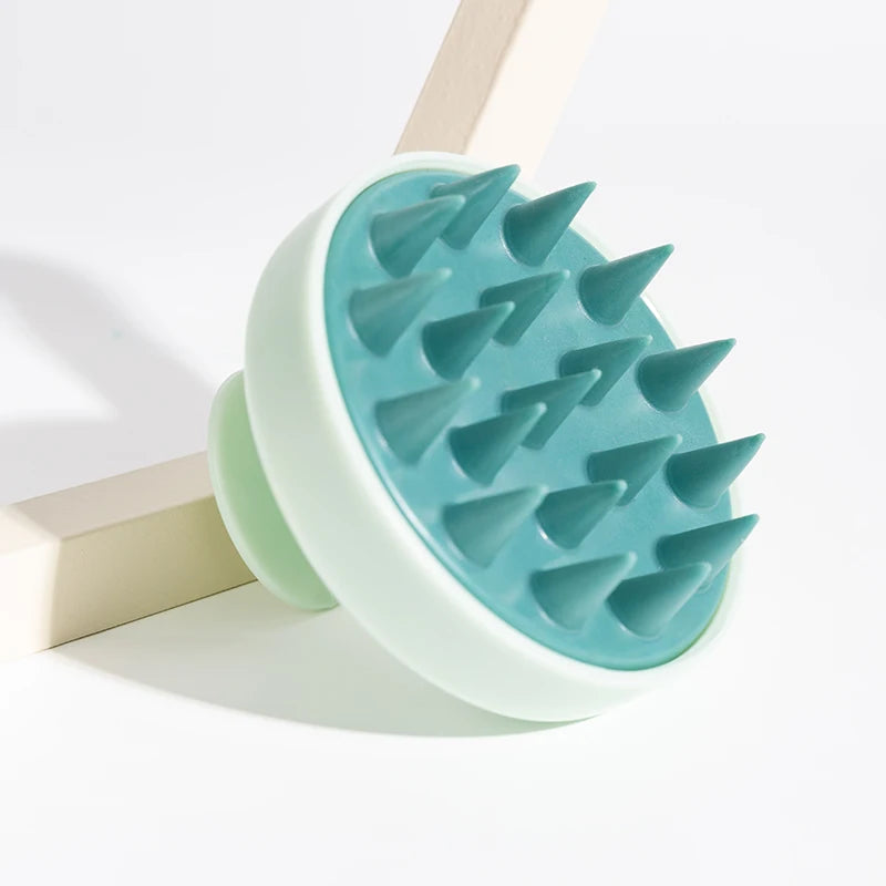 Silicone Shampoo Scalp Hair Massager Head Body Scalp Massage Brush