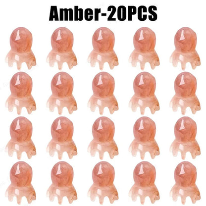 Cute Octopus Scalp Massage Comb (Resin)｜Korean Hair Care, Stress