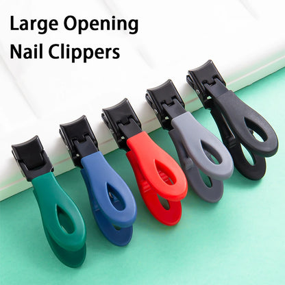 Portable Ultra Sharp Nail Clippers Stainless Steel Wide Jaw Opening