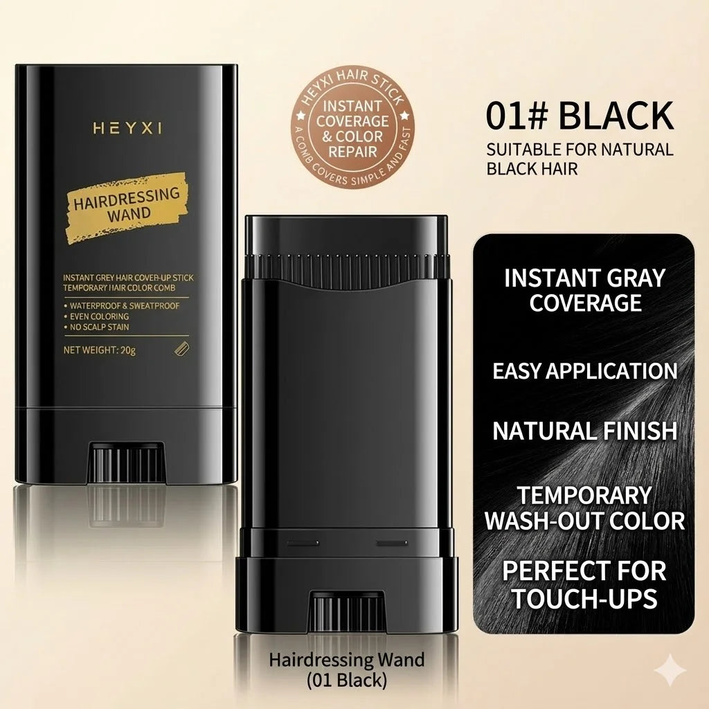 HEYXI Temporary Hair Dye Pen Instant Gray Root Cover Up Stick