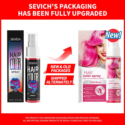 Temporary Hair Color Spray One-Time Hair Dyeing Instant Hair Salon