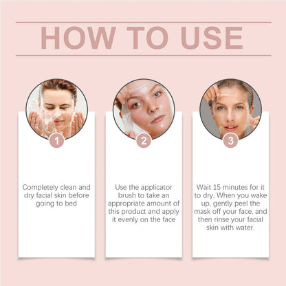 Collagen Overnight Wrapping Peel Off Facial Mask Set Korean Collagen